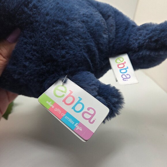 NWT 9" Walrus Colorful Baby Stuffed Animal - ebba - Splasheez - Picture 4 of 10